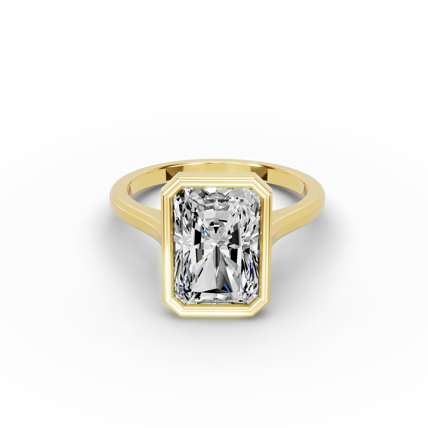 The Florence Bezel Radiant Solitaire