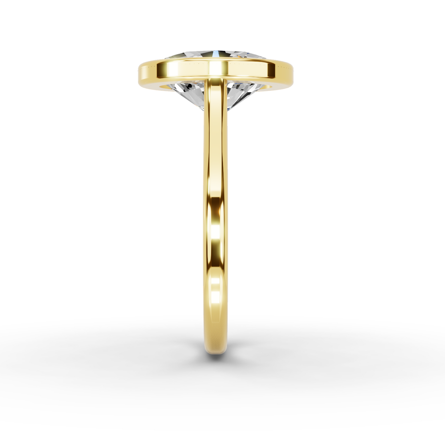 The Florence Bezel Oval Ring