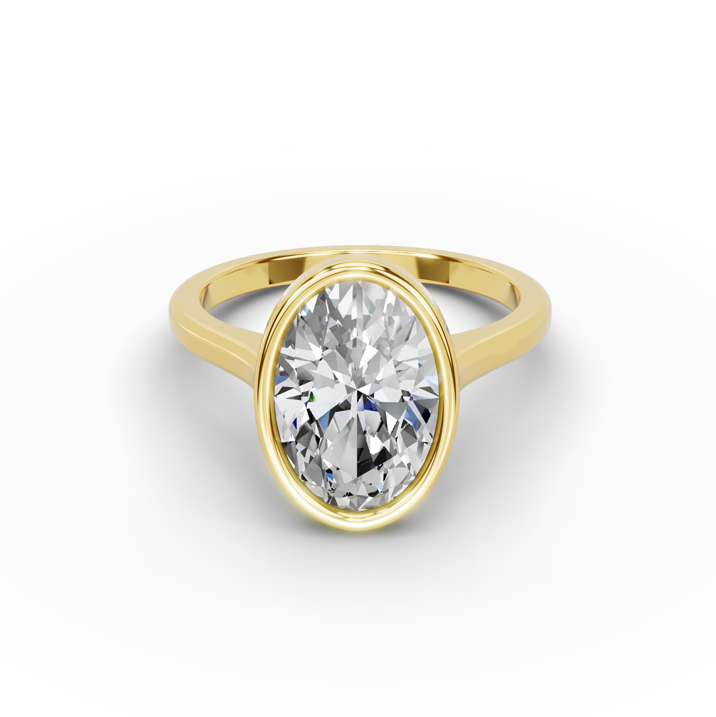The Florence Bezel Oval Ring