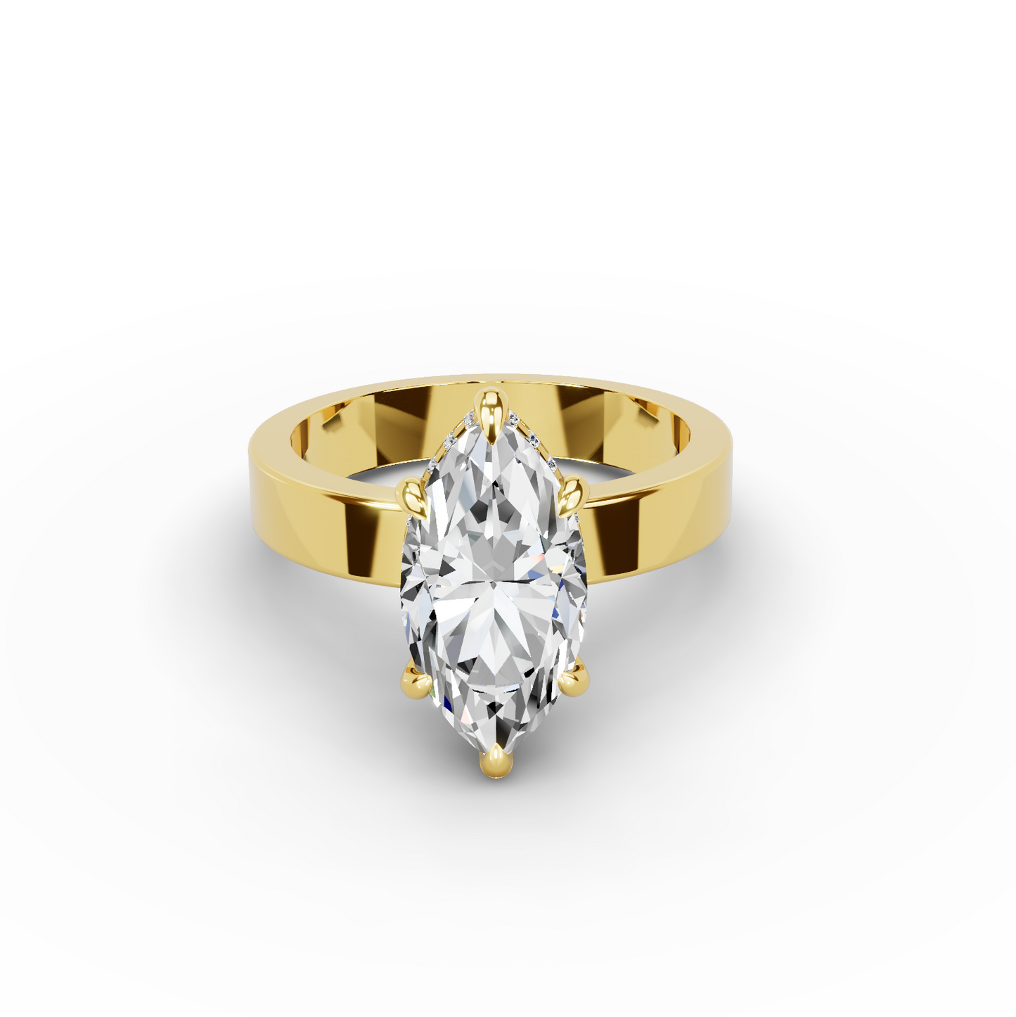 The Sloane Marquise Solitaire