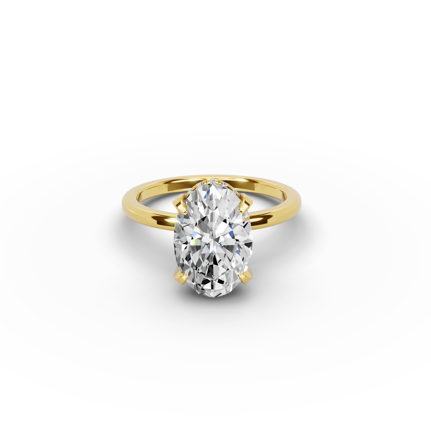 The Juliet Oval Solitaire