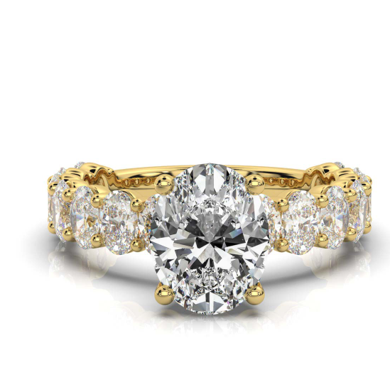 The Estelle Oval Engagement Ring