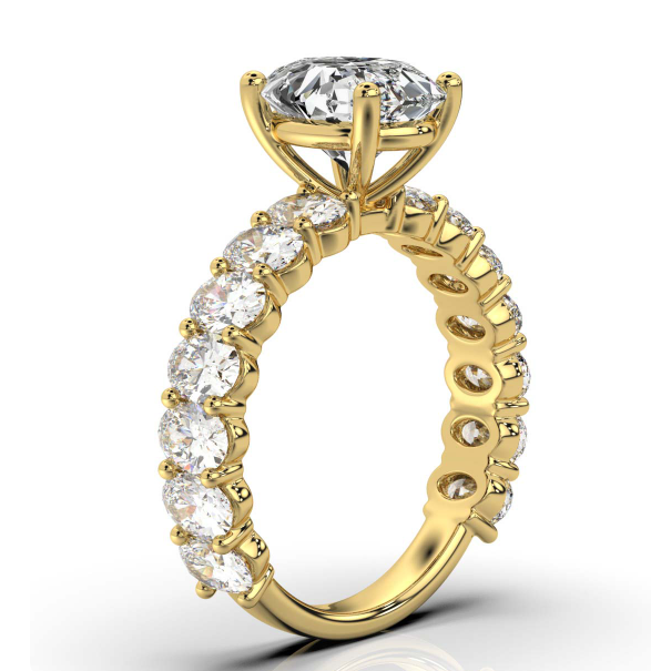 The Estelle Oval Engagement Ring