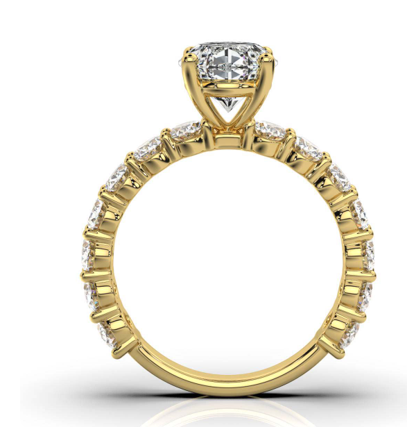 The Estelle Oval Engagement Ring