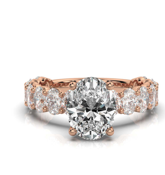 The Estelle Oval Engagement Ring