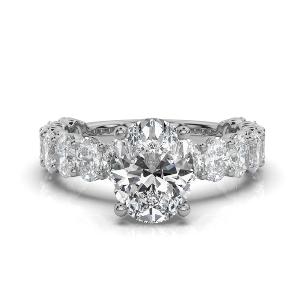 The Estelle Oval Engagement Ring