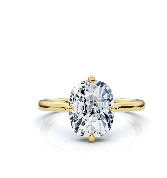 The Juno Cushion Solitaire