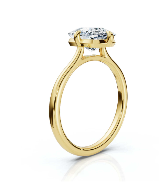 The Juno Cushion Solitaire