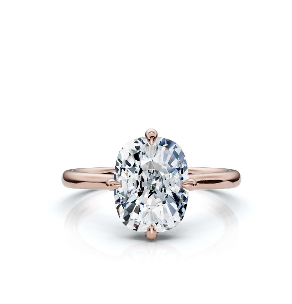 The Juno Cushion Solitaire