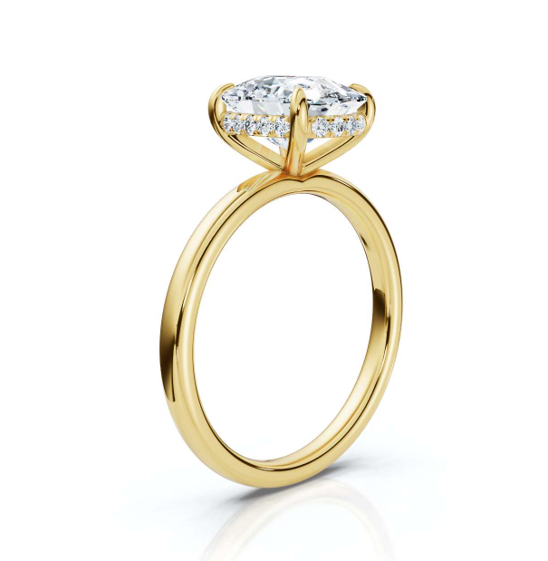 The Juliet Elongated Cushion Ring