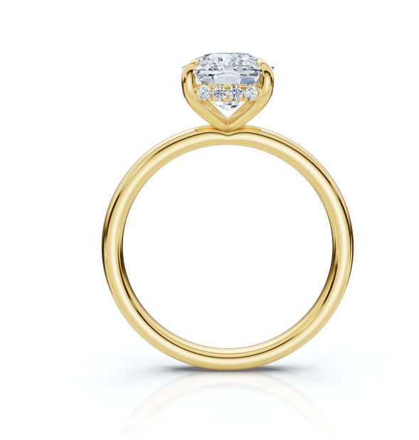 The Juliet Elongated Cushion Ring