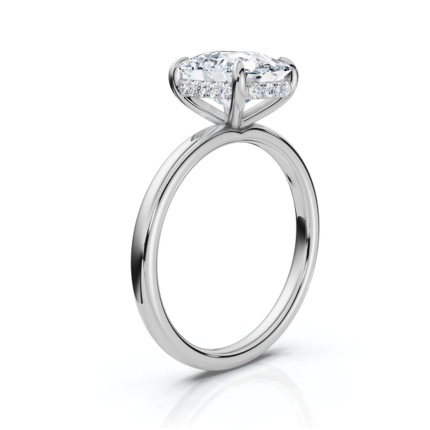 The Juliet Elongated Cushion Ring