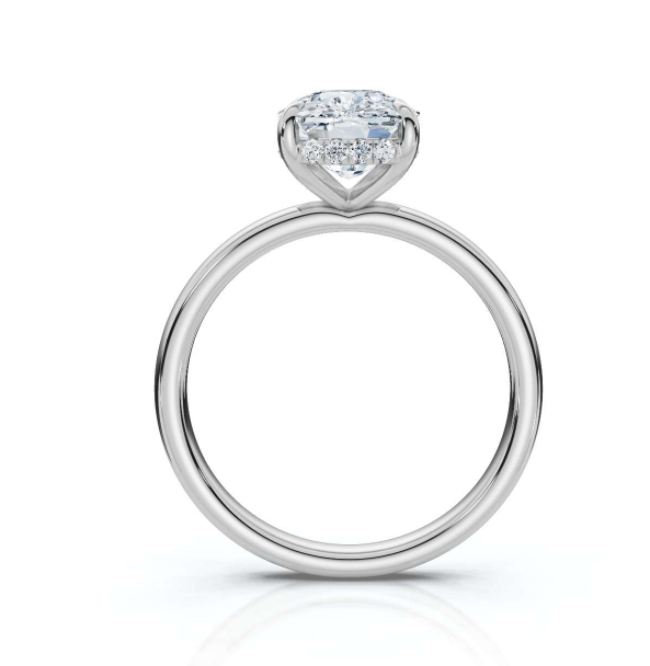 The Juliet Elongated Cushion Ring