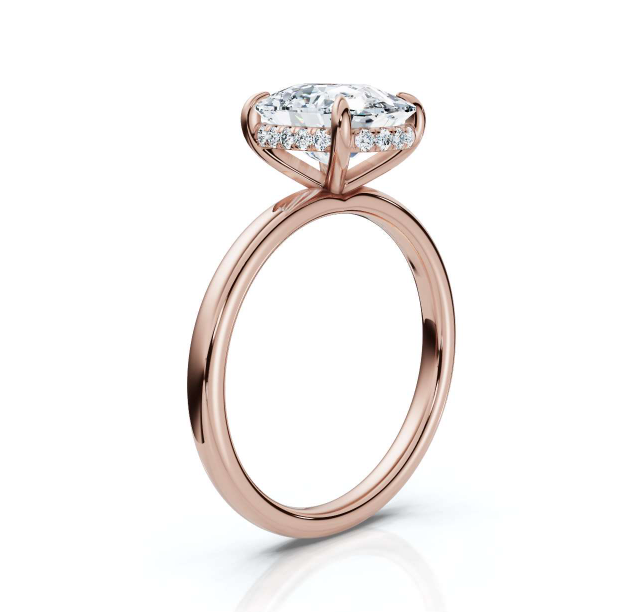 The Juliet Elongated Cushion Ring