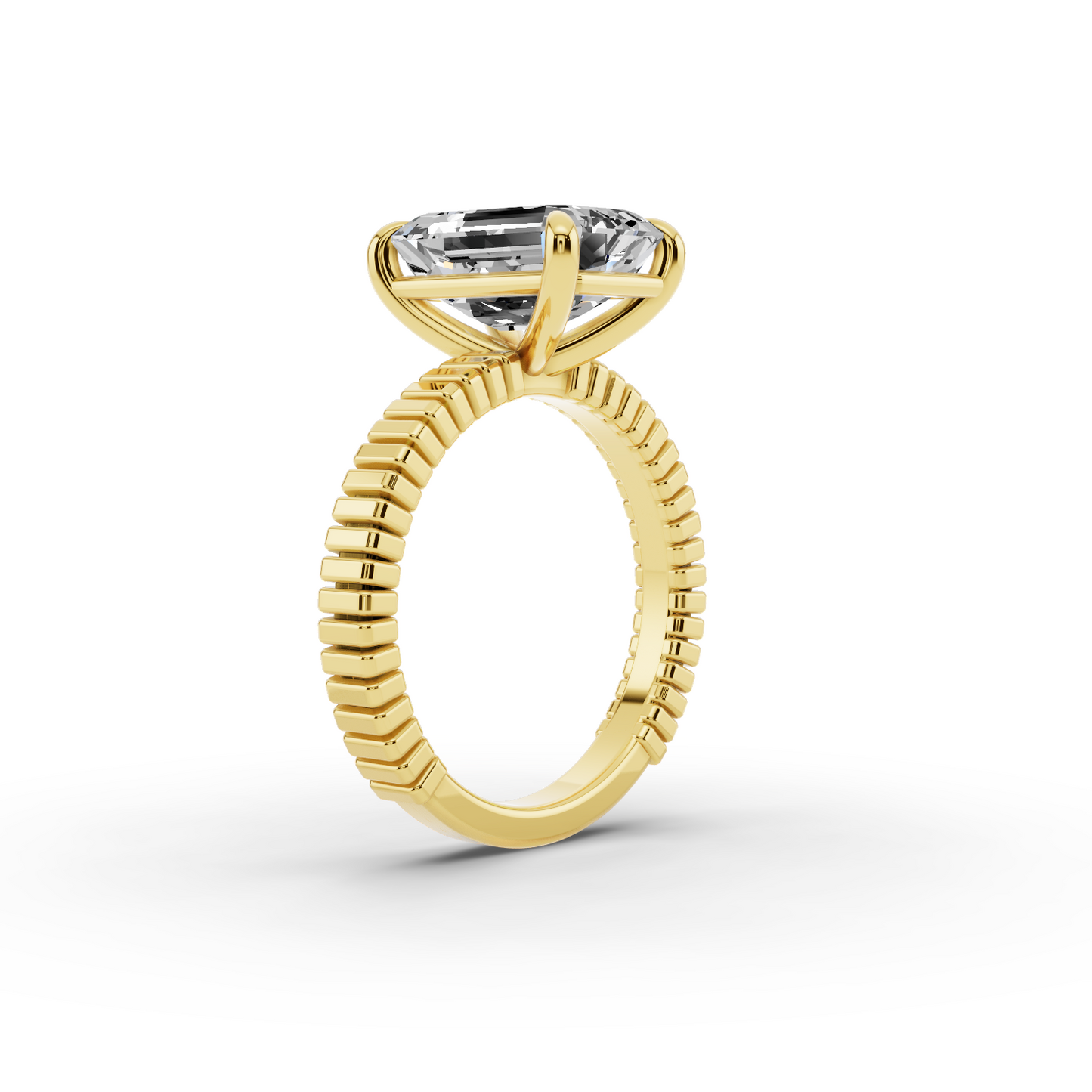 The Goldie Emerald Solitaire