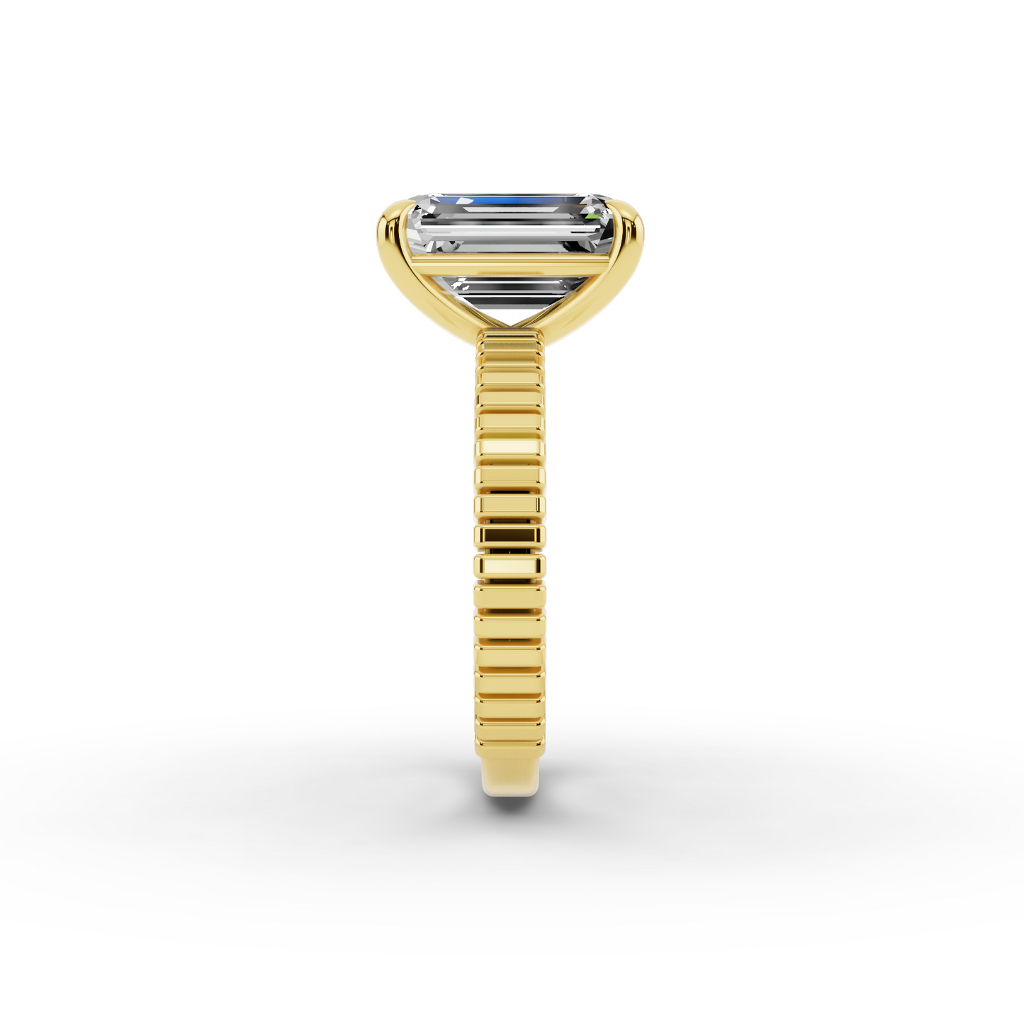 The Goldie Emerald Solitaire