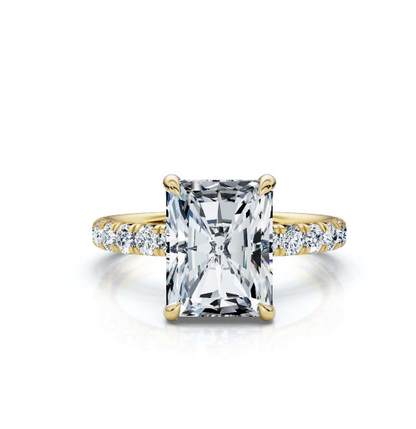 The Juliet Pave Radiant Engagement Ring