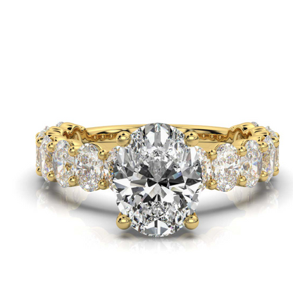 The Estelle Oval Engagement Ring