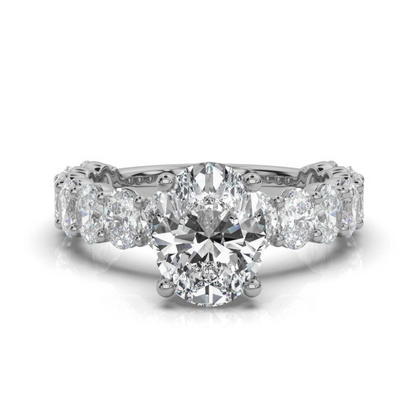 The Estelle Oval Engagement Ring