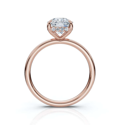 The Juliet Elongated Cushion Ring