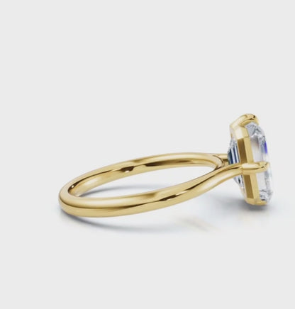 The Juno Emerald Solitaire