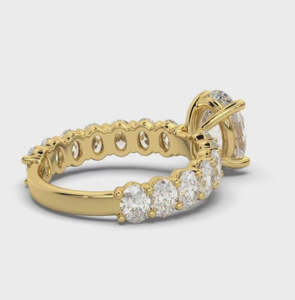The Estelle Oval Engagement Ring
