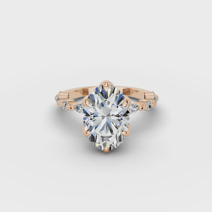 Odette Oval Engagement Ring