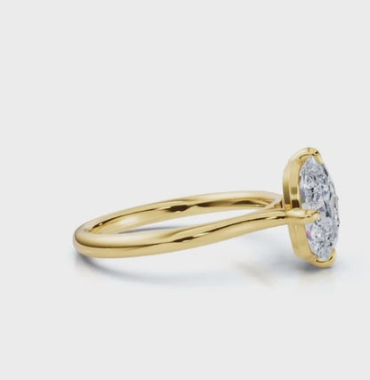 The Juno Cushion Solitaire