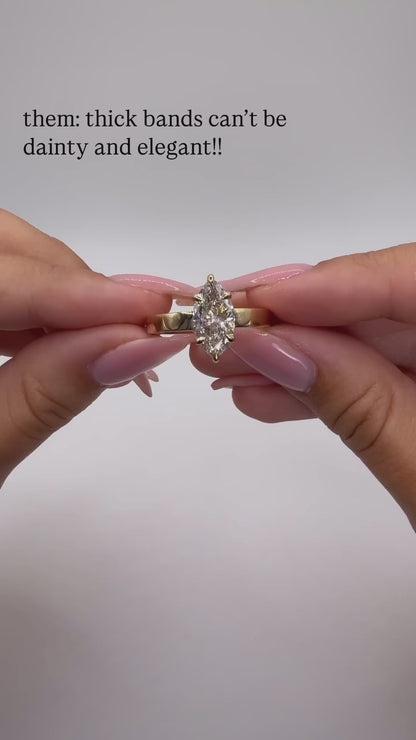 The Sloane Marquise Solitaire
