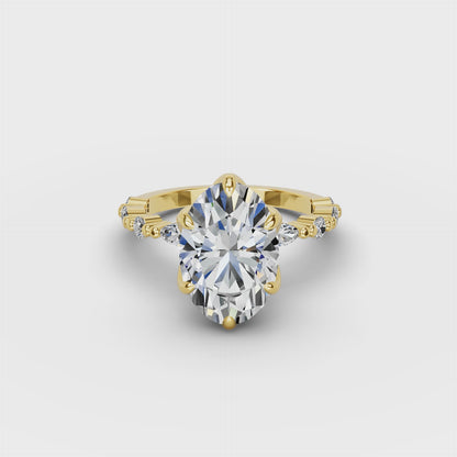 Odette Oval Engagement Ring