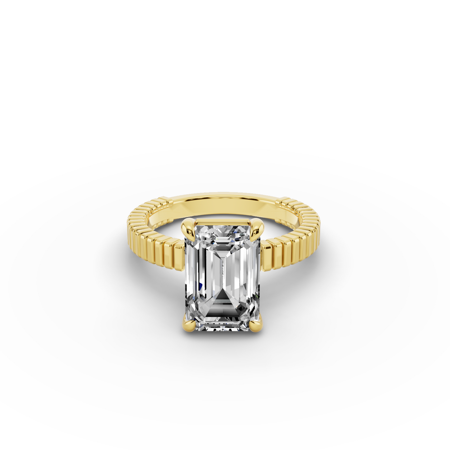 The Goldie Emerald Solitaire
