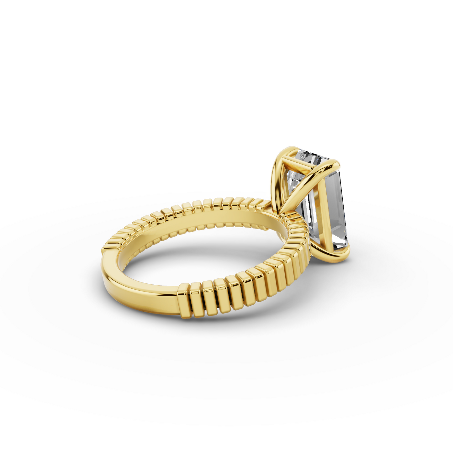 The Goldie Emerald Solitaire